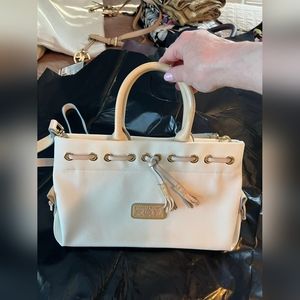 Dooney & Bourke leather shoulder or handbag & matching wallet set w/original bag